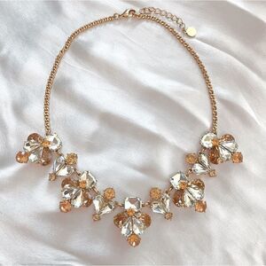 Charter Club Chunky Rhinestone Hearts Statement Necklace